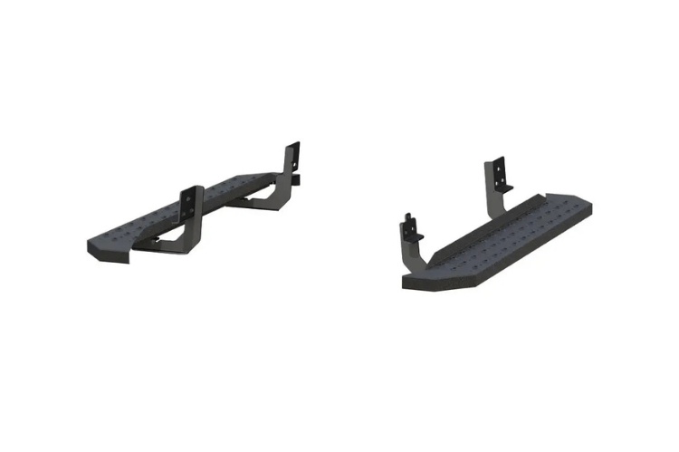 Aries RidgeStep Running Boards Black Steel 6-1/2" 2055513 Dodge Ram 2500/3500 2010-2025