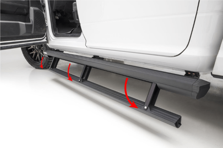 Aries 3047912 Dodge Ram 2500/3500 2010-2018 ActionTrac 83.6" Powered Running Boards Crew Cab