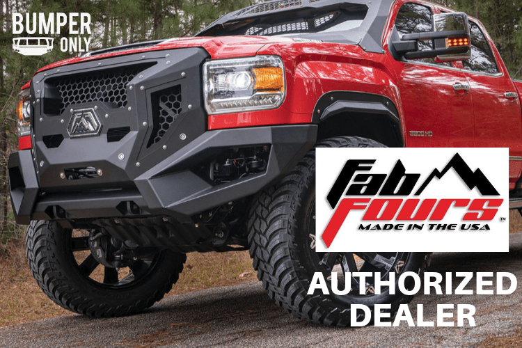 Fab Fours Red Steel FS17-RS4162-1 Ford F450/F550 Superduty 2017-2022 Front Bumper Winch Ready Pre-Runner Guard