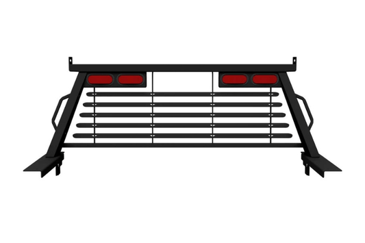 B&W PUCP7543BA Chevy Silverado 2500HD/3500HD 2020-2022 Cab Protector Louvered Headache Rack