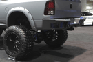 Bodyguard DFR19BYLB A2 rear bumper for 2019–2026 Dodge Ram 2500/3500, a heavy-duty back bumper replacement with sensor and light cutouts — ideal aftermarket back bumper upgrade for tough truck protection