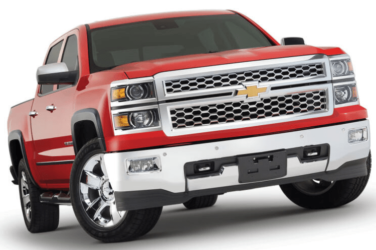Bushwacker 40956-02 Chevy Silverado 2500HD/3500HD 2015-2019 4PC OE Style Fender Flares