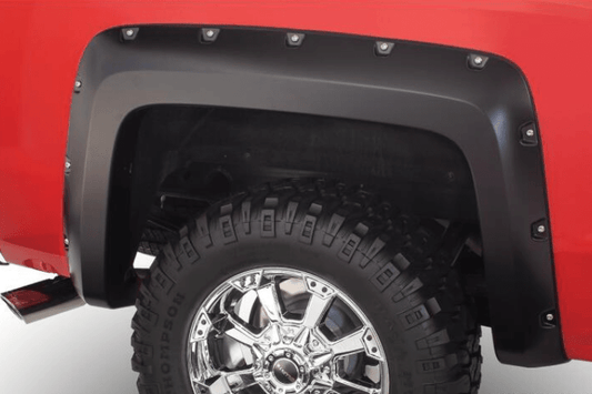 Bushwacker 40116-02 Chevy Silverado 2500HD/3500HD 2015-2019 2PC Rear Pocket Style Fender Flares