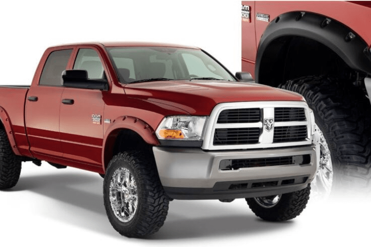 Bushwacker 50919-02 Dodge Ram 2500/3500 2010-2018 4PC Pocket Style Fender Flares