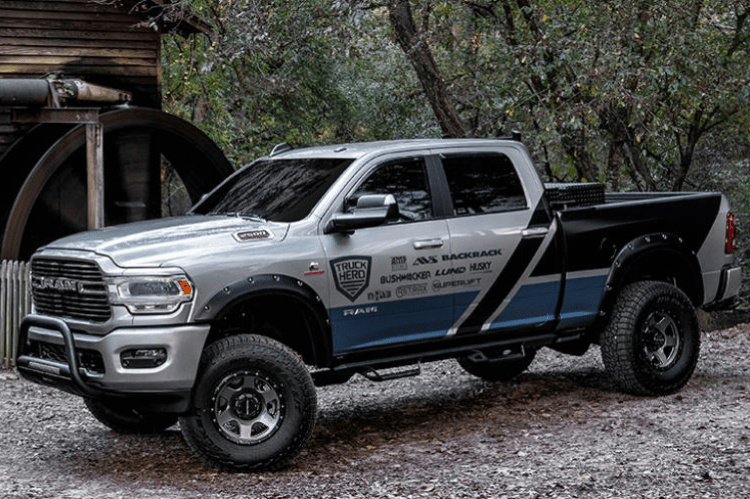 Bushwacker 50919-02 Dodge Ram 2500/3500 2010-2018 4PC Pocket Style Fender Flares