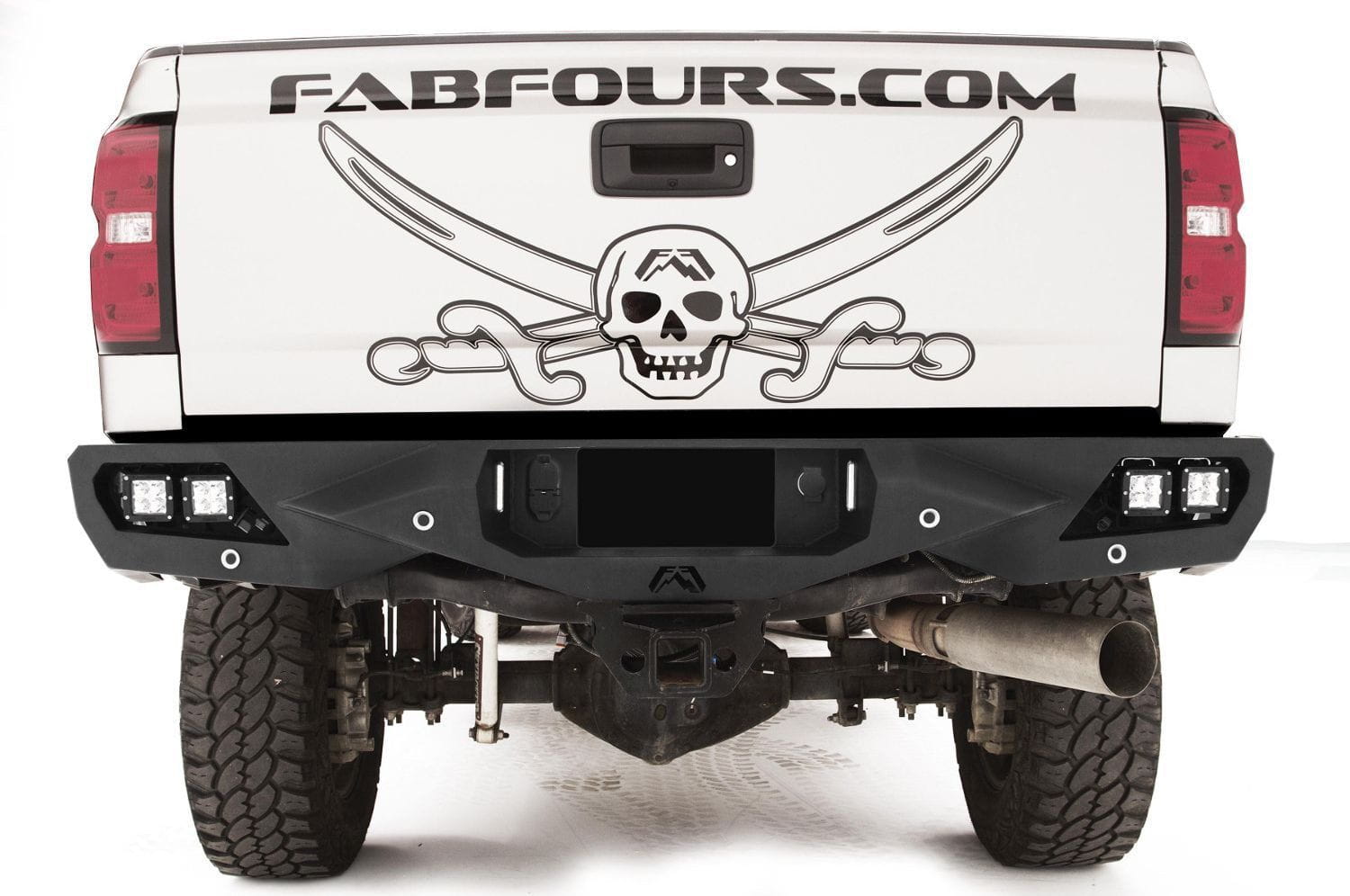 Fab Fours Vengeance Rear Bumper 2015-2019 GMC Sierra 2500/3500 HD CH15-E3051-1