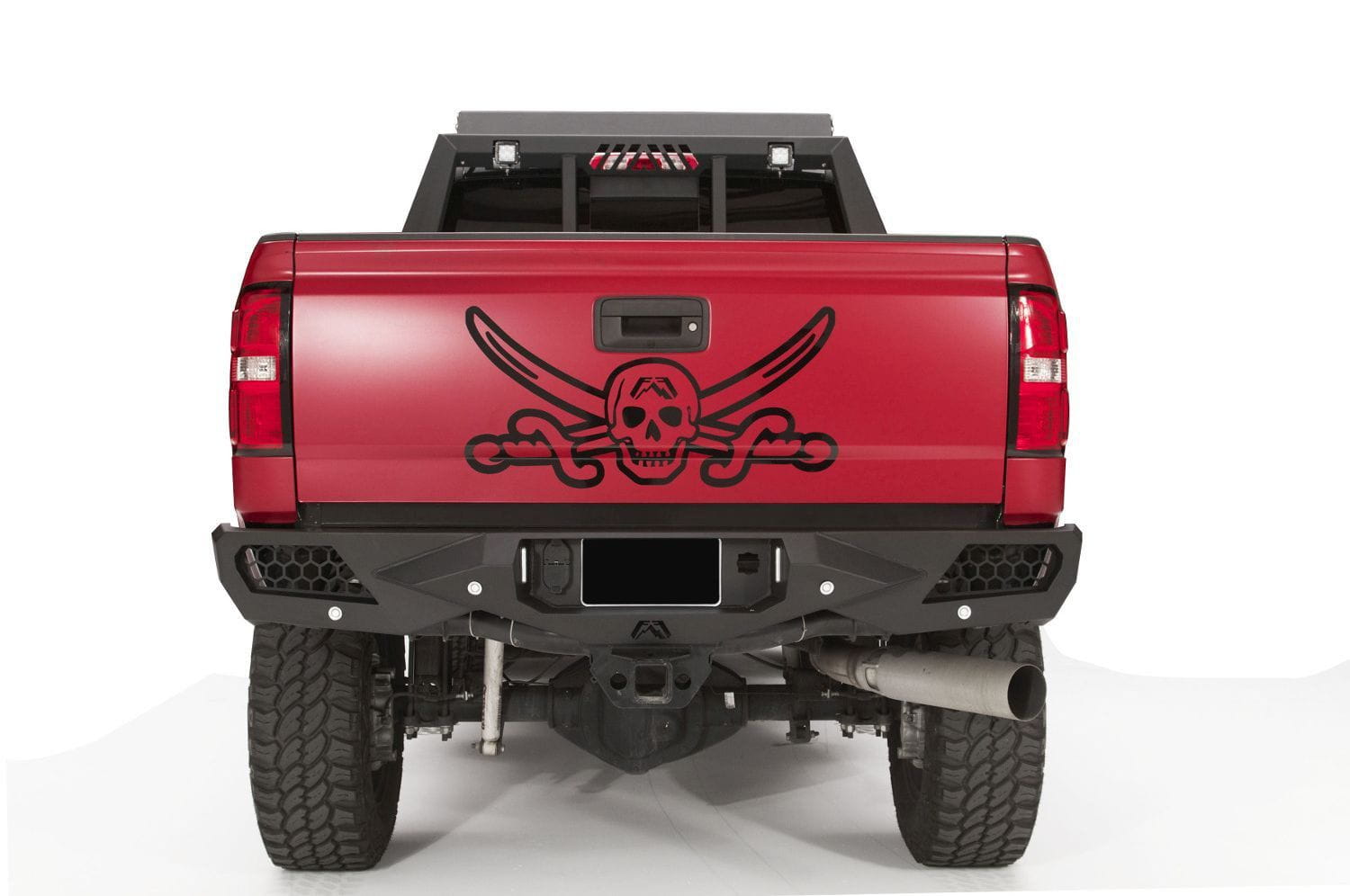 Fab Fours Vengeance Rear Bumper 2015-2019 GMC Sierra 2500/3500 HD CH15-E3051-1