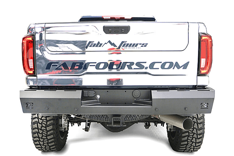 Fab Fours Red Steel CH20-RT4950-1 Chevy Silverado 2500HD/3500HD 2020-2024 Rear Bumper