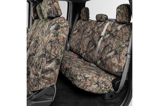 Covercraft SSC8375CAMB Chevy Silverado 2500HD/3500HD 2007-2014 Camo Carhartt SeatSaver Custom Rear Seat Covers - Mossy Oak