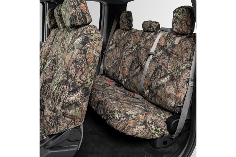 Covercraft SSC8375CAMB Chevy Silverado 2500HD/3500HD 2007-2014 Camo Carhartt SeatSaver Custom Rear Seat Covers - Mossy Oak