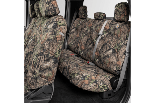 Covercraft SSC8486CAMB Chevy Silverado 2500HD/3500HD 2021-2022 Camo Carhartt SeatSaver Custom Rear Seat Covers Mossy Oak