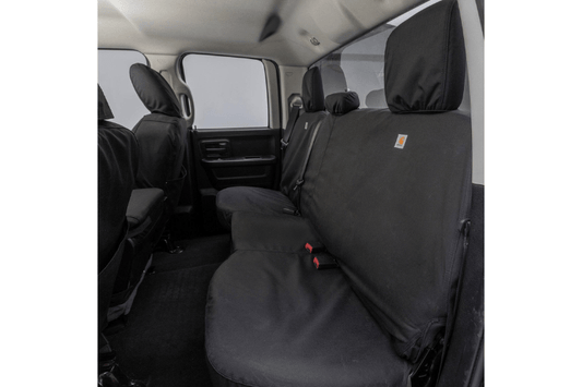 Covercraft SSC8429COBK Chevy Silverado 2500HD/3500HD 2014-2022 Carhartt Super Dux SeatSaver Custom Rear Seat Covers Black