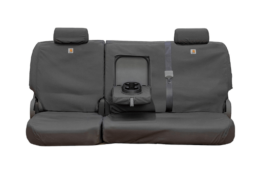 Covercraft SSC8375CAGY Chevy Silverado 2500HD/3500HD 2007-2014 Carhartt SeatSaver Custom Rear Seat Covers - Gravel