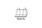 Covercraft SS3381PCGY Chevy Silverado 2500HD/3500HD 2007-2014 Polycotton SeatSaver Custom Front Seat Covers - Grey