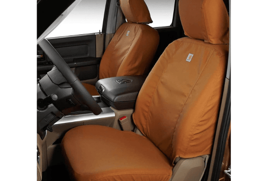 Covercraft SSC2533CABN GMC Sierra 2500HD/3500HD 2021-2022 Carhartt SeatSaver Custom Front Seat Covers Brown