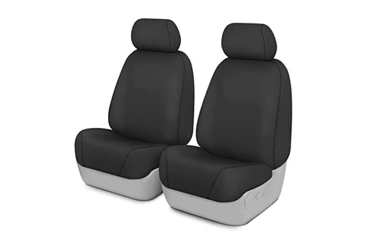 Covercraft SS2533PCCH GMC Sierra 2500HD/3500HD 2020-2023 Polycotton SeatSaver Custom Front Seat Covers - Charcoal