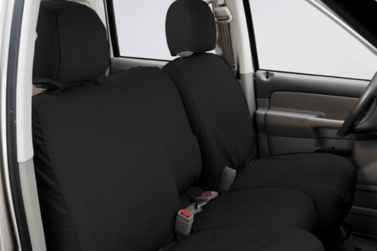 Covercraft SS2533PCCH GMC Sierra 2500HD/3500HD 2020-2023 Polycotton SeatSaver Custom Front Seat Covers - Charcoal