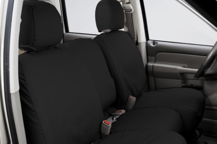 Covercraft SS2533PCCH GMC Sierra 2500HD/3500HD 2020-2023 Polycotton SeatSaver Custom Front Seat Covers - Charcoal