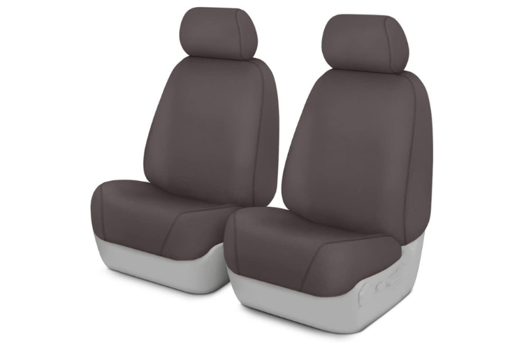 Covercraft SS2533PCGY GMC Sierra 2500HD/3500HD 2020-2023 Polycotton SeatSaver Custom Front Seat Covers - Grey