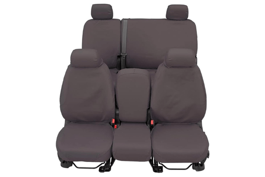 Covercraft SS2533PCGY GMC Sierra 2500HD/3500HD 2020-2023 Polycotton SeatSaver Custom Front Seat Covers - Grey