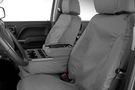 Covercraft SS2533PCGY GMC Sierra 2500HD/3500HD 2020-2023 Polycotton SeatSaver Custom Front Seat Covers - Grey