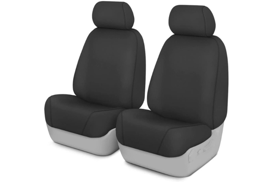 Covercraft SS3245PCCH GMC Sierra 2500HD/3500HD 1999-2002 Polycotton SeatSaver Custom Front Seat Covers - Charcoal