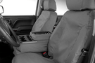 Covercraft SS3245PCGY GMC Sierra 2500HD/3500HD 1999-2002 Polycotton SeatSaver Custom Front Seat Covers - Grey
