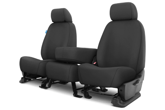 Covercraft SS3381PCCH GMC Sierra 2500HD/3500HD 2007-2014 Polycotton SeatSaver Custom Front Seat Covers - Charcoal