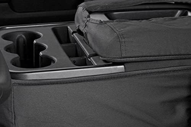 Covercraft SS3381PCCH GMC Sierra 2500HD/3500HD 2007-2014 Polycotton SeatSaver Custom Front Seat Covers - Charcoal