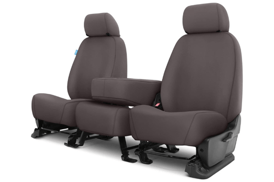 Covercraft SS3381PCGY GMC Sierra 2500HD/3500HD 2007-2014 Polycotton SeatSaver Custom Front Seat Covers - Grey
