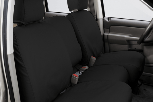 Covercraft SS3414PCCH GMC Sierra 2500HD/3500HD 2010-2014 Polycotton SeatSaver Custom Front Seat Covers - Charcoal