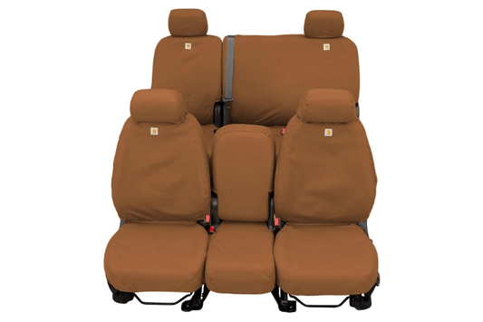 Covercraft SSC3492CABN GMC Sierra 2500HD/3500HD 2020-2022 Carhartt SeatSaver Custom Front Seat Covers Brown