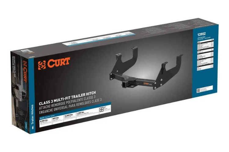 Curt 13902 Dodge Ram 2500/3500 2003-2017 2" Class 3 Multi-Fit Trailer Hitch