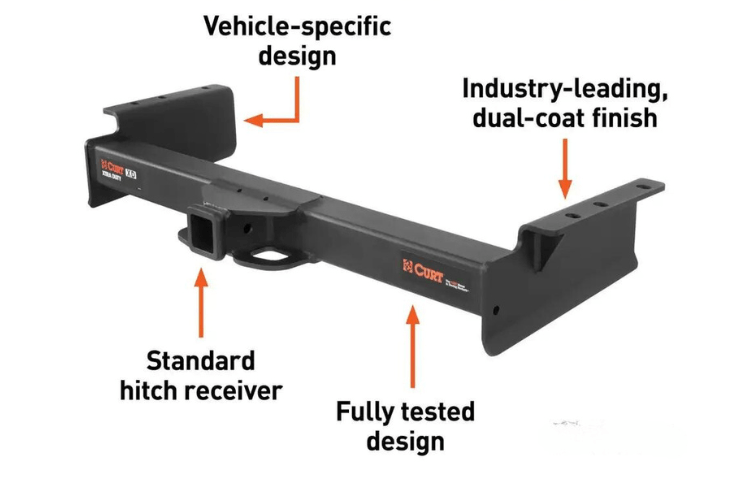 Curt 15312 Chevy Silverado 2500HD/3500HD 2001-2010 2" Xtra Duty Class 5 Receiver Hitch