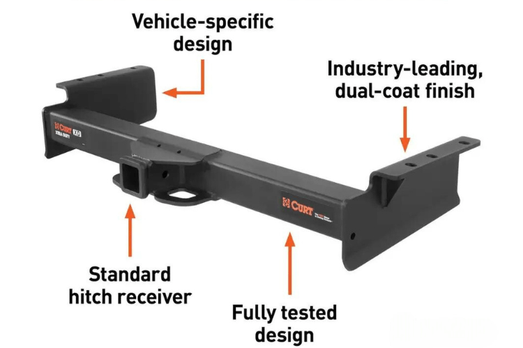 Curt 15460 GMC Sierra 2500HD/3500HD 2011-2019 2" Xtra Duty Class 5 Receiver Hitch