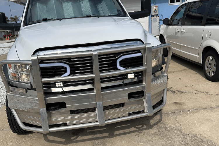 Reliable Ali Arc Classic Dodge Ram 5500 2011-2018 Front Bumper With Rake DGR232