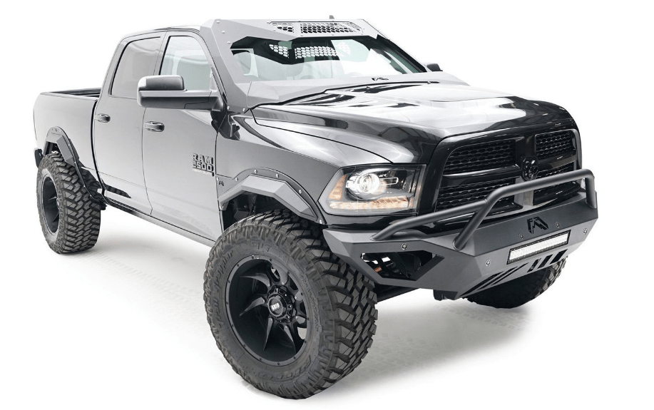 Fab Fours DR16-V4052-1 Dodge Ram 4500/5500 2016-2018 Vengeance Front Bumper with Pre-Runner Guard