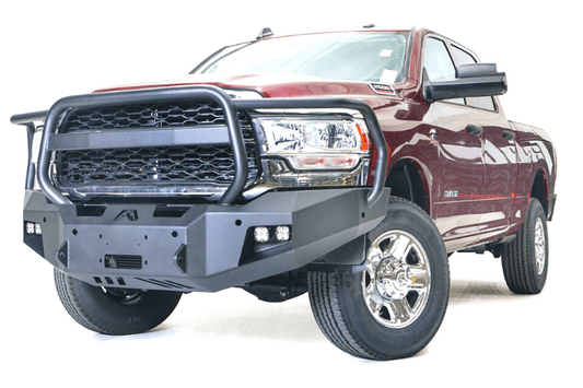 Fab Fours DR19-A4450-1 Dodge Ram 4500/5500 2019-2024 New Premium Front Bumper Winch Ready Full Guard