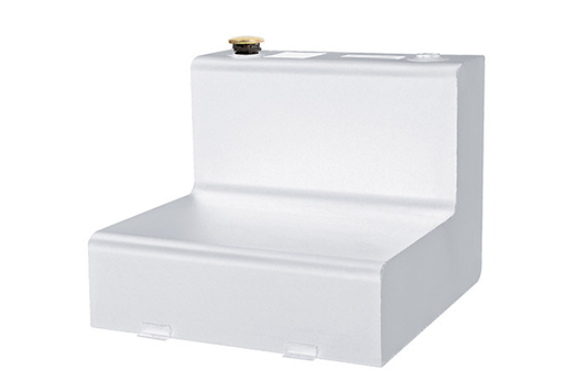 Dee Zee DZ91754S Chevy Silverado 2500HD/3500HD 1999-2022 L-Shape Transfer Tank White Steel