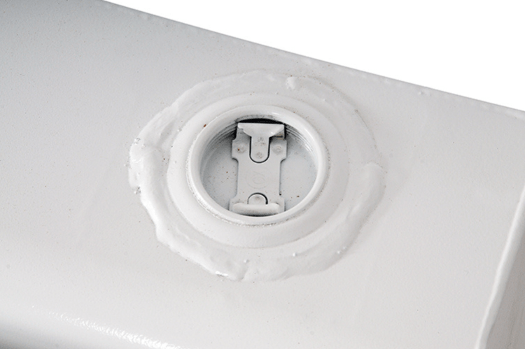 Dee Zee DZ91754S Chevy Silverado 2500HD/3500HD 1999-2022 L-Shape Transfer Tank White Steel