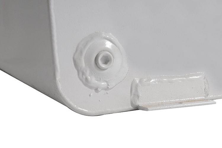 Dee Zee DZ91754S Chevy Silverado 2500HD/3500HD 1999-2022 L-Shape Transfer Tank White Steel