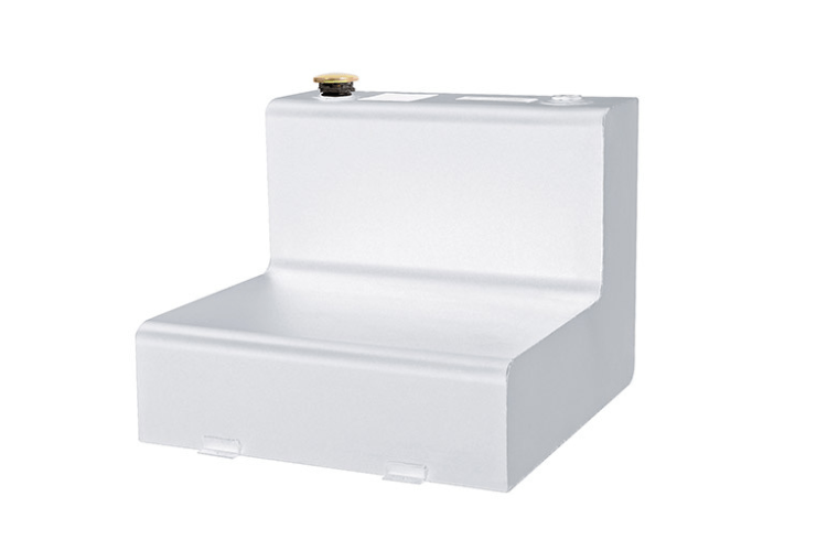 Dee Zee DZ91754S GMC Sierra 2500HD/3500HD 1999-2022 L-Shape Transfer Tank White Steel