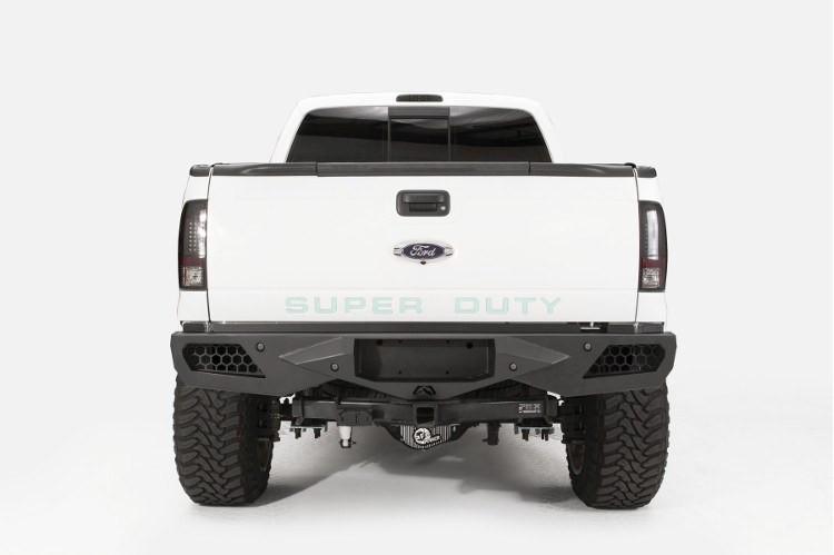 Fab Fours FS08-E1351-1 Ford F450/F550 Superduty 2011-2016 Vengeance Rear Bumper with Sensor