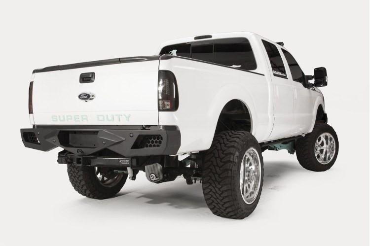 Fab Fours FS08-E1351-1 Ford F450/F550 Superduty 2011-2016 Vengeance Rear Bumper with Sensor