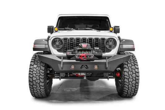Fab Fours Lifestyle winch bumper 3/4 width front bumper for Jeep Wrangler JL 2018–2025