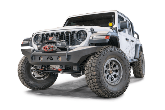 Fab Fours Lifestyle winch bumper 3/4 width front bumper for Jeep Gladiator JT 2020–2025
