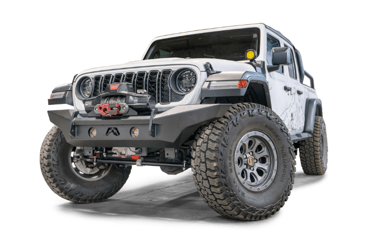 Fab Fours Lifestyle winch bumper 3/4 width front bumper for Jeep Gladiator JT 2020–2025