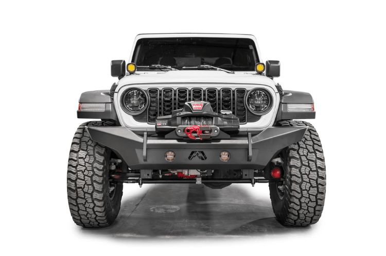 Fab Fours Lifestyle winch bumper 3/4 width front bumper for Jeep Gladiator JT 2020–2025