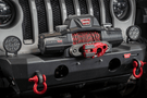 Factor 55 Red UltraHook a High-Strength Winch Hook With Shackle Mount and Safety Latch.