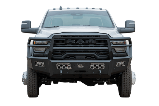 Flog Industries Frontier Series Full Guard Front Bumper for 2025+ Dodge Ram 4500/5500 – Custom-fit, durable protection.
